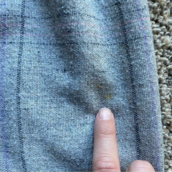 Vintage Knit Wool Button Down Skirt Sz Small - Picture 6 of 8